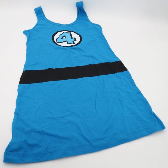 Marvel HERoes Fantastic Four 4 Recycled Karma Invisible Woman Tank Dress L - Picture 3 of 8